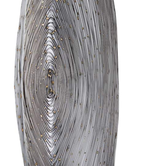 CosmoLiving by Cosmopolitan 23" Silver Contemporary Wall Sconce